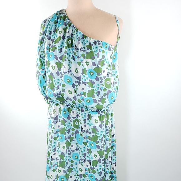 **Store CLOSING SALE** Tucker One Shoulder Maxi Dress Silk Dillon's - Picture 5 of 8